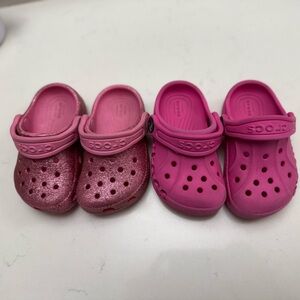 Girls Crocs bundle size 5C